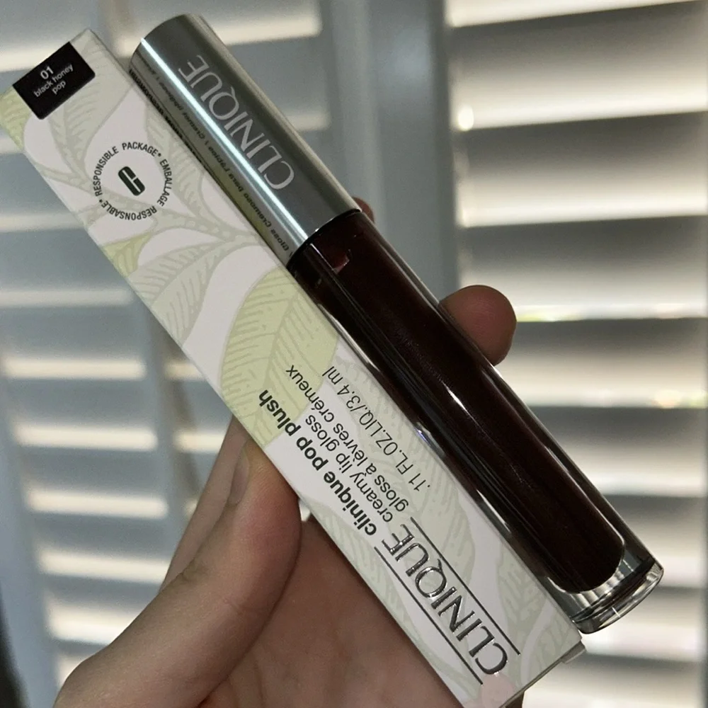 Clinique Pop Push Creamy lip gloss black honey 3.4ml